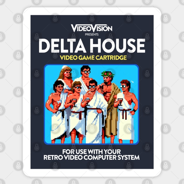 Delta House 80s Game Sticker by PopCultureShirts